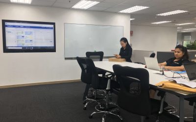 [ผลงาน] ขอขอบคุณ TetraPak ระยอง ซื้อจอที่ 2 สำหรับ Smart Meeting Room