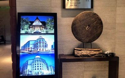 [ผลงาน] The Davis Hotel เลือกใช้จอ Digital Signage พร้อม dSiGNAGE STAND