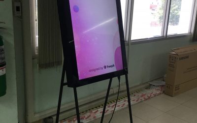 [ผลงาน] ขอขอบคุณ บริษัท อินเตอร์ไฮด์ จำกัด (มหาชน) เลือกใช้ dSiGNAGE STAND สำหรับต้อนรับผู้เยี่ยมชม
