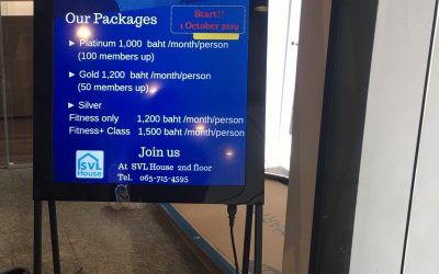 [ผลงาน] Digital Signage สำหรับร้านอาหาร Bar-mee ที่อาคาร SVL Group