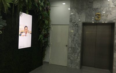 ผลงานการติดตั้งจอ Digital Signage ระบบประชาสัมพันธ์ข่าวสารสำหรับโรงพยาบาล