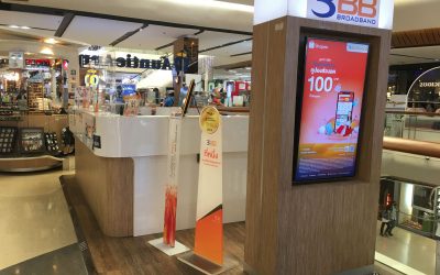 [ผลงาน] ขอบคุณ 3BB ที่มอบความไว้ใจให้เราบริการ Digital Signage Solution