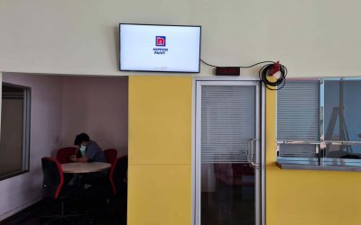 Digital Signage สื่อประชาสัมพันธ์ภายในแบบดิจิทัล ที่ บริษัท นิปปอนเพนต์ เดคโคเรทีฟ โคทติ้ง (ประเทศไทย) จำกัด เลือกใช้